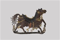 印尼爪哇島皮影戲偶─馬（Kuda）藏品圖，第3張