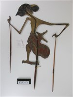 印尼爪哇島皮影戲偶─Pandawa (聖人)藏品圖，第1張