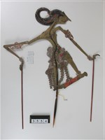 印尼爪哇島皮影戲偶─Pandawa (聖人)藏品圖，第2張