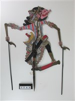 印尼爪哇島皮影戲偶─暴力戰士藏品圖，第2張