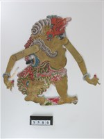 印尼爪哇島皮影戲偶─神祇（Narada）藏品圖，第4張