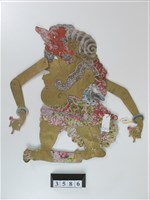 印尼爪哇島皮影戲偶─神祇（Narada）藏品圖，第3張