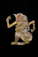 印尼爪哇島皮影戲偶─神祇（Narada）藏品圖，第1張