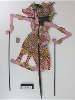 印尼爪哇島皮影戲偶─猴子藏品圖，第2張