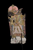 印尼爪哇島皮影戲偶─神祇（Siwa）藏品圖，第4張