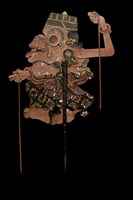 印尼爪哇島皮影戲偶─丑角（Togog）藏品圖，第1張