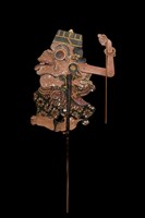 印尼爪哇島皮影戲偶─丑角（Togog）藏品圖，第2張