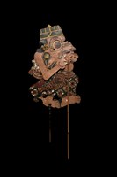 印尼爪哇島皮影戲偶─丑角（Togog）藏品圖，第4張