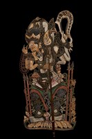 印尼峇厘島皮影戲偶─神祇（Siwa）藏品圖，第2張