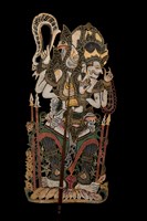 印尼峇厘島皮影戲偶─神祇（Siwa）藏品圖，第4張