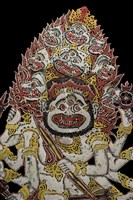 印尼峇厘島皮影戲偶─神祇（Wisnu）藏品圖，第4張