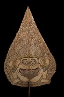 印尼峇厘島皮影戲偶─火（Api）藏品圖，第2張