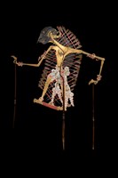 印尼爪哇島皮影戲偶─英雄（Abimanyu）藏品圖，第1張