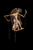 印尼爪哇島皮影戲偶─英雄（Abimanyu）藏品圖，第3張