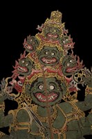 印尼峇厘島皮影戲偶─神祇（Wisnu）藏品圖，第4張