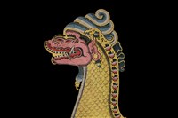 印尼爪哇島皮影戲偶─龍蛇（Naga）藏品圖，第2張