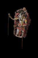 印尼峇厘島皮影戲偶─英雄（Abimanyu）藏品圖，第2張