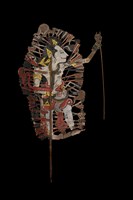 印尼峇厘島皮影戲偶─英雄（Abimanyu）藏品圖，第4張