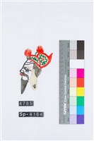 傳統皮影戲偶頭-末藏品圖，第1張