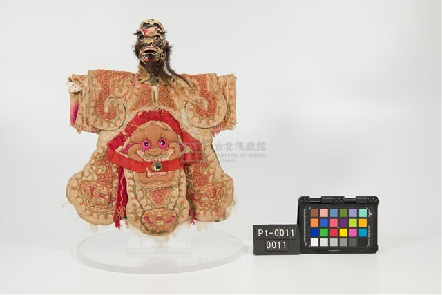 布袋戲偶-開嘴大黑花藏品圖，第1張