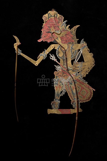 印尼爪哇島皮影戲偶藏品圖，第1張