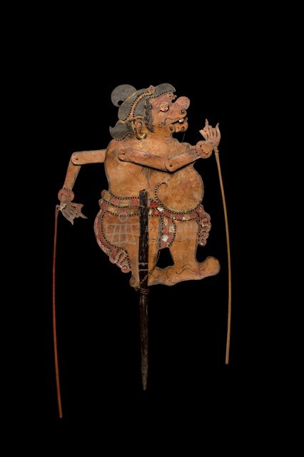 印尼峇厘島皮影戲偶─丑角（Merdah）藏品圖，第3張