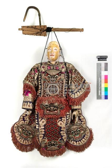 懸絲傀儡戲偶-武生藏品圖，第1張