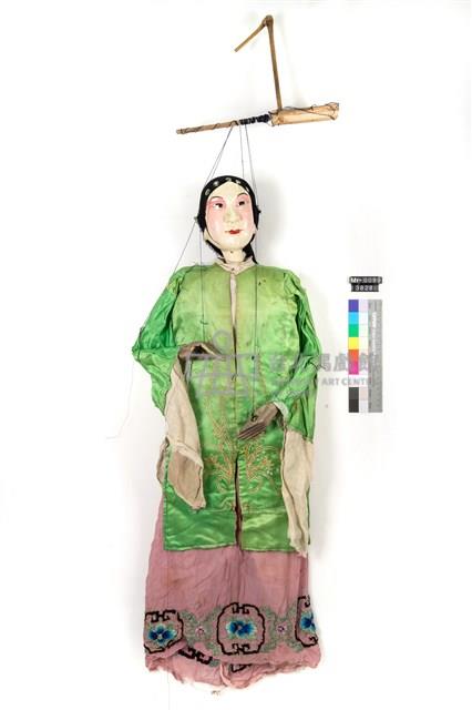 懸絲傀儡戲偶-開面旦藏品圖，第1張