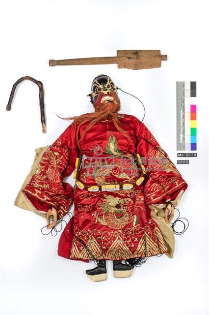 懸絲傀儡戲偶-紅鬚烏大花藏品圖，第1張