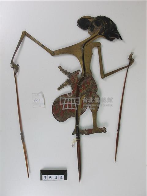 印尼爪哇島皮影戲偶─Pandawa (聖人)藏品圖，第2張