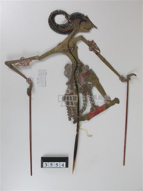 印尼爪哇島皮影戲偶─Pandawa (聖人)藏品圖，第2張