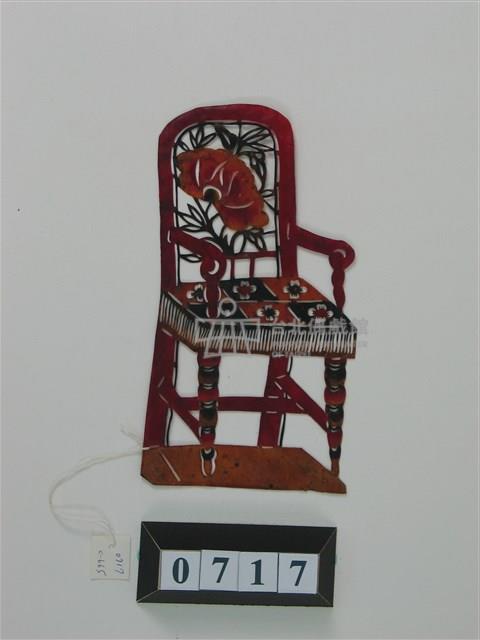 中國河北皮影戲道具─椅子藏品圖，第2張