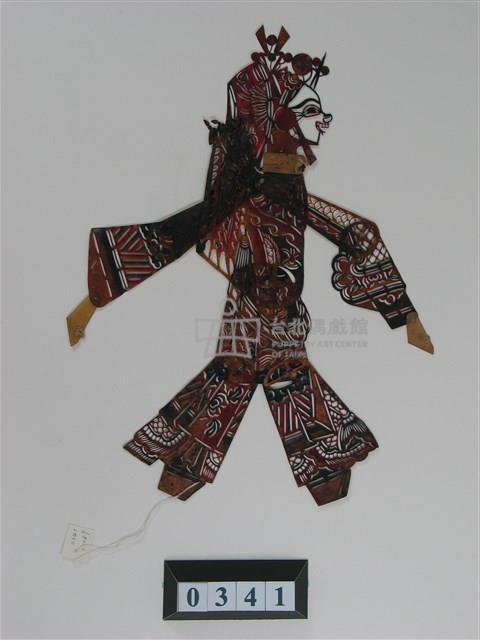 中國河北皮影戲偶─丑藏品圖，第2張