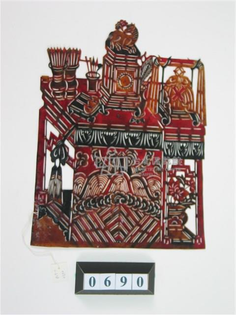 中國河北皮影戲道具─官桌藏品圖，第2張