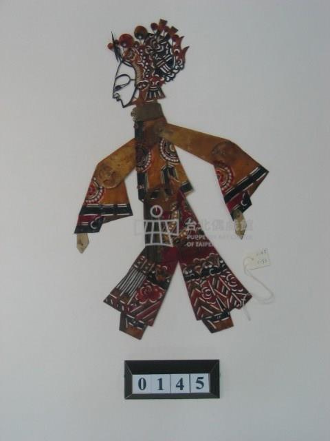 中國河北皮影戲偶─小生藏品圖，第2張