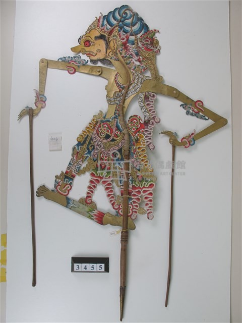 印尼爪哇島皮影戲偶─（非暴力）神明藏品圖，第2張