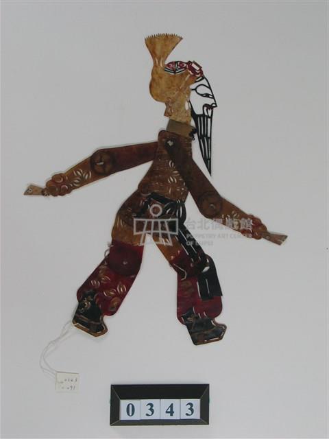 中國河北皮影戲偶─末藏品圖，第2張