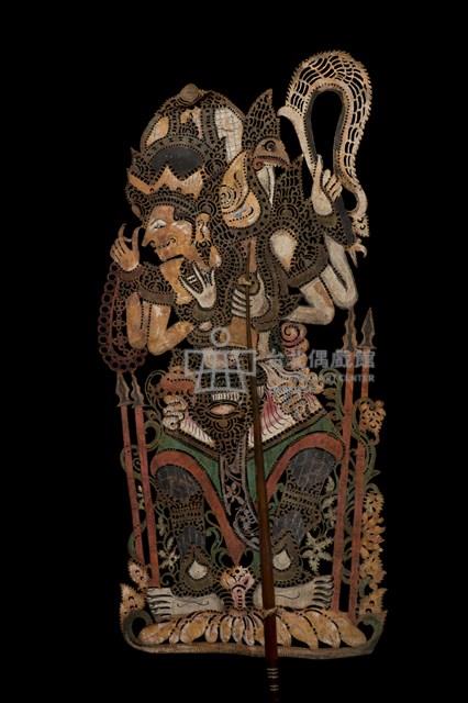 印尼峇厘島皮影戲偶─神祇（Siwa）藏品圖，第2張