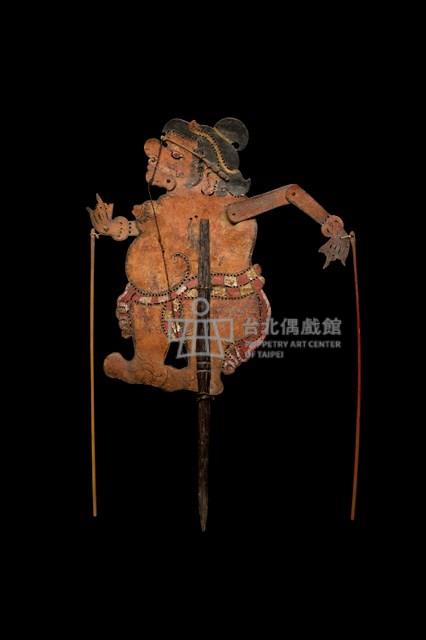 印尼峇厘島皮影戲偶─丑角（Merdah）藏品圖，第2張