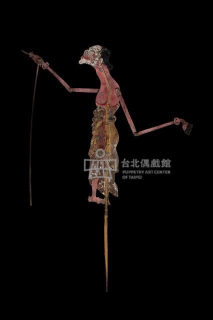 印尼爪哇島皮影戲偶─平民瘦媽（Limbuk Cangik）藏品圖，第2張