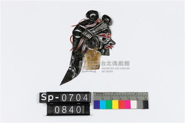 中國皮影戲偶頭-淨藏品圖，第2張