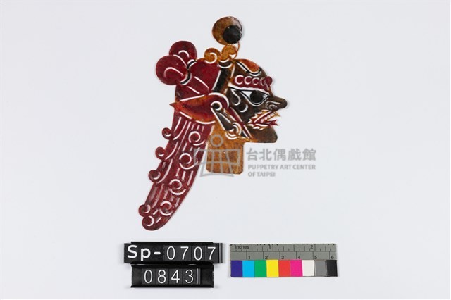 中國皮影戲偶頭-怪藏品圖，第2張
