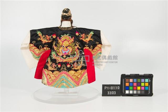 布袋戲偶─文目黑大花藏品圖，第2張