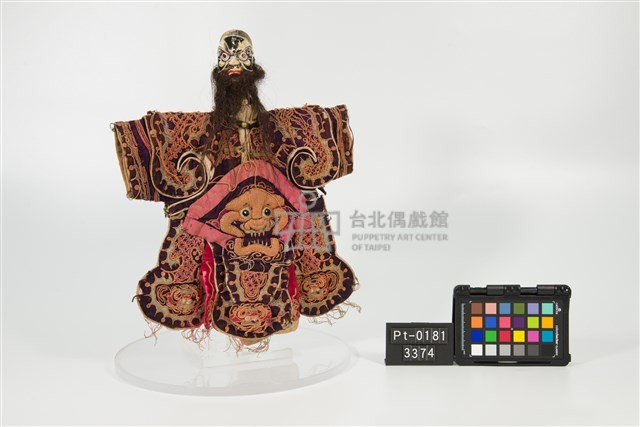 布袋戲偶-黑大花藏品圖，第2張