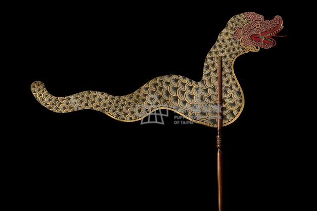 印尼爪哇島皮影戲偶─龍蛇（Naga）藏品圖，第2張