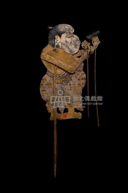 印尼爪哇島皮影戲偶─平民胖媽（Limbuk）藏品圖，第2張