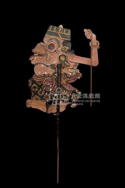 印尼爪哇島皮影戲偶─丑角（Togog）藏品圖，第2張