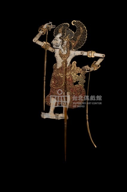 印尼峇厘島皮影戲偶─英雄（Arjuna）藏品圖，第2張
