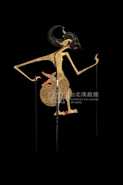 印尼爪哇島皮影戲偶─英雄（Arjuna）藏品圖，第2張