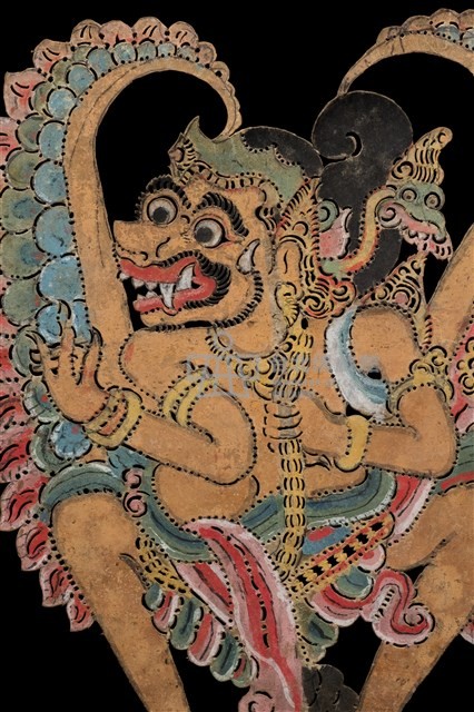 印尼峇厘島皮影戲偶─鷹（Garuda）藏品圖，第2張